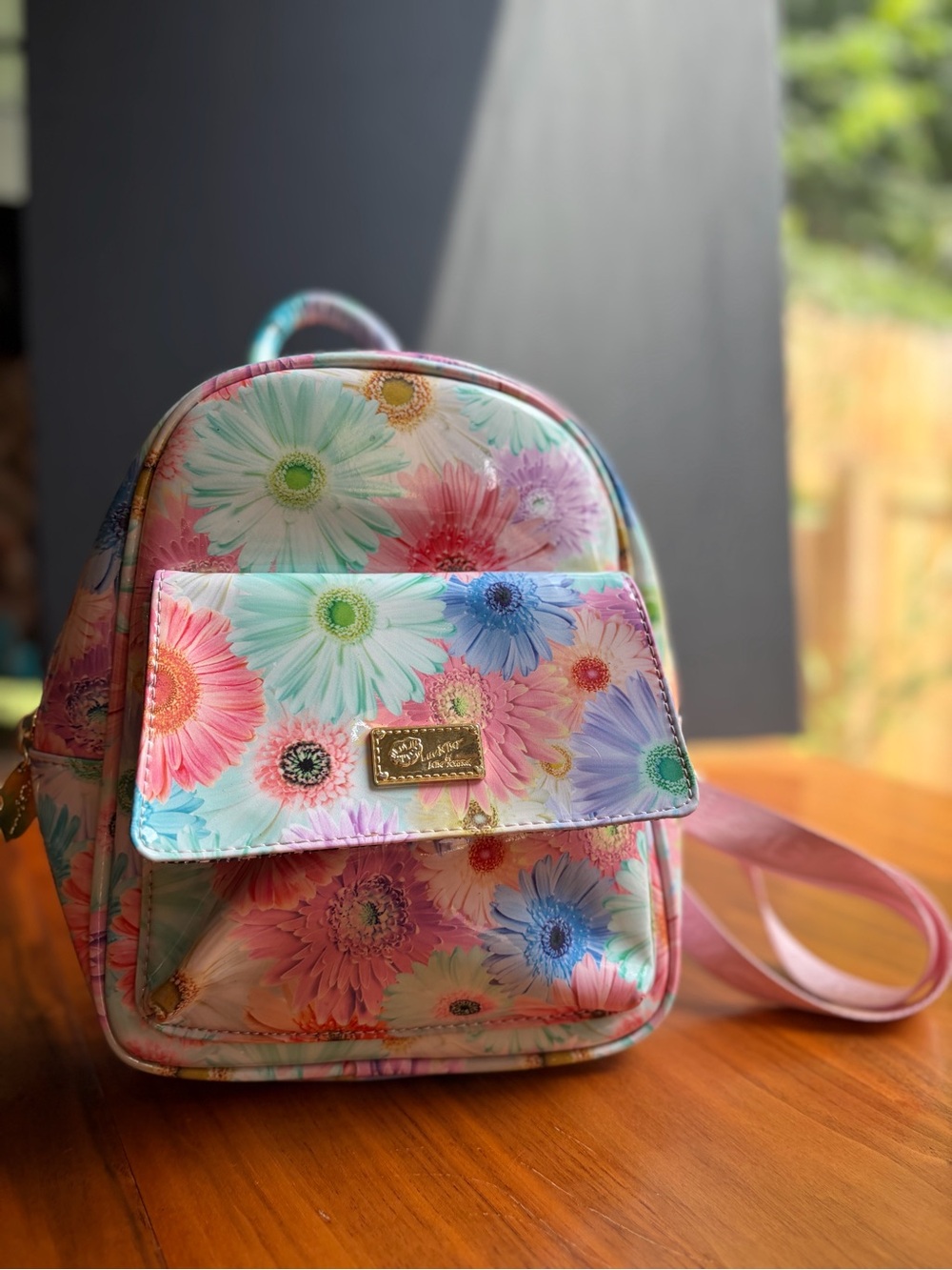 Luv Betsey by Betsey Johnson Mini Backpack Pastel Daisy Floral - Picture 2 of 16